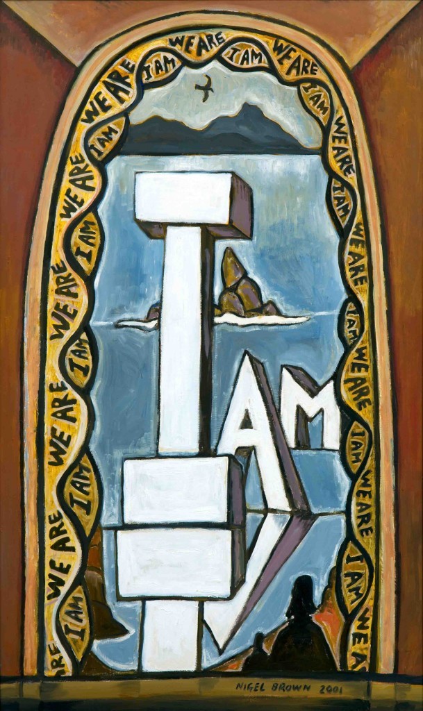 Gray sea I Am. Oil on Board, 2001